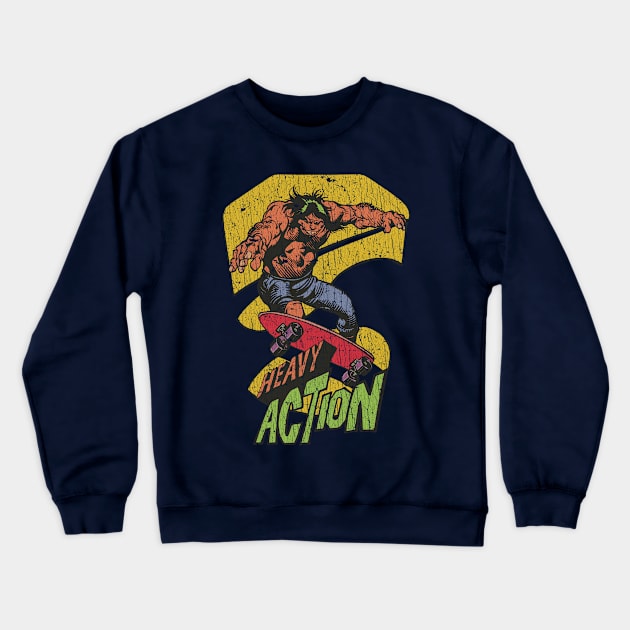 Heavy Action Skater 1976 Crewneck Sweatshirt by JCD666